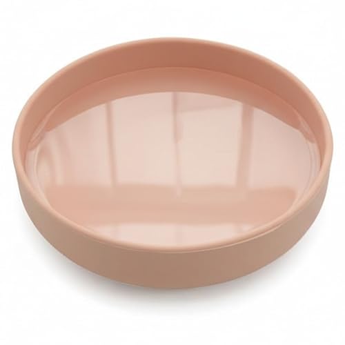 Should We Go? Dog Water Bowl - The Perfect Dish No-Spill, Less Mess Non-Tippable Water & Food Bowl, Pure Silicone with Suction Cup, Fits 2 Cups 6” Across x 1.25” Tall, Ideal for All Pets, Small-Blush - color: Blush, size: Small (6” Across x 1.25” Tall)