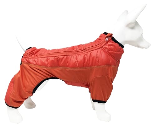 Pet Life ® Aura-Vent Lightweight 4-Season Stretch and Quick-Dry Performance Full Body Dog Coat Pet Jacket - color: Red, size: Large
