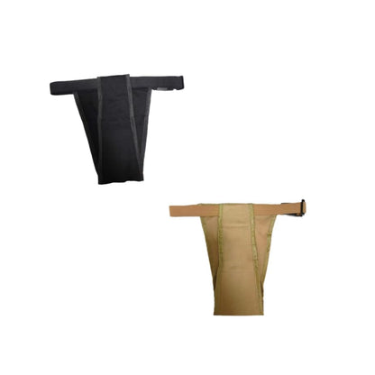 2PCS Dog Pants with 6 Replace Diaper Breathable Washable Sanitary Pads Female Dog Diapers (Black+Beige 2XL) - color: Black+Beige, size: XX-Large