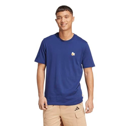 adidas Men's Dog Patch Graphic T-Shirt - color: Dark Blue/Hoop, size: Large