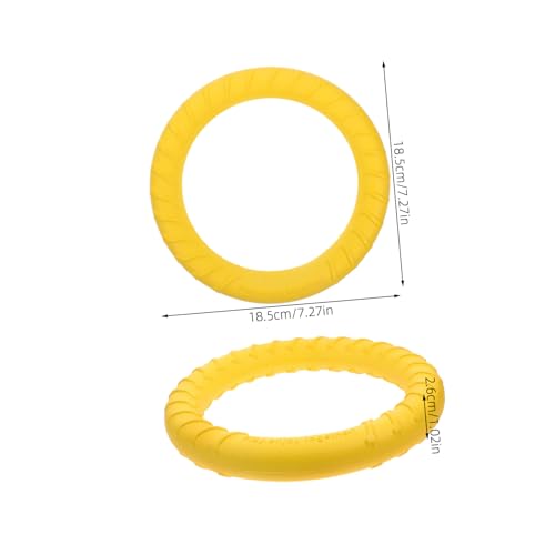 Yardwe Durable Dog Chew Bouncy Molar Ring for Sized Dogs Interactive Teething Accessory for Active Play and Training Pet Biting