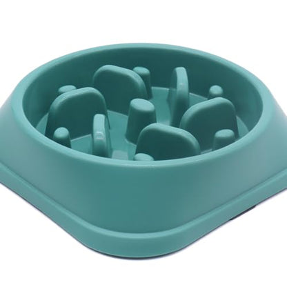 Slow Feeder Dog Bowl — Stop Bloat & Choking, Anti-Gulping Puzzle Dog Food Bowl for Fast Eaters, Non-Slip Maze Dish Slows Eating by 10x, Dishwasher Safe BPA-Free PP, 2 Cup for Medium Large Dogs