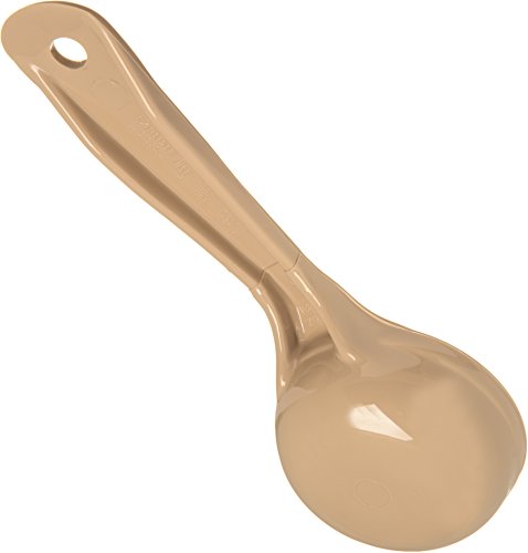 Carlisle FoodService Products Measure Miser Plastic Measuring Spoon with Short Handle, 2 Ounces, Beige, 1 Count (Pack of 1) - size: 2 Ounces Short Handle