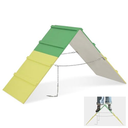 Dogs Agility A-Frame 74.8 x 18.9 Inch Dog Agility Equipment A-Frame Agility Training Equipment Dog Non-Slip Agility Course Equipment for Dogs Jumping Outdoor Dog Pet Ramp Climbing Playground - style: A-Frame