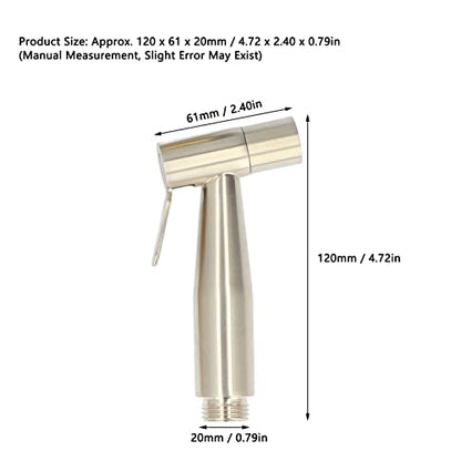 Bidet Sprayer, Bidet Sprayer for Deep Bathroom Toilet Hotel Toilet (A Brushed Gold)