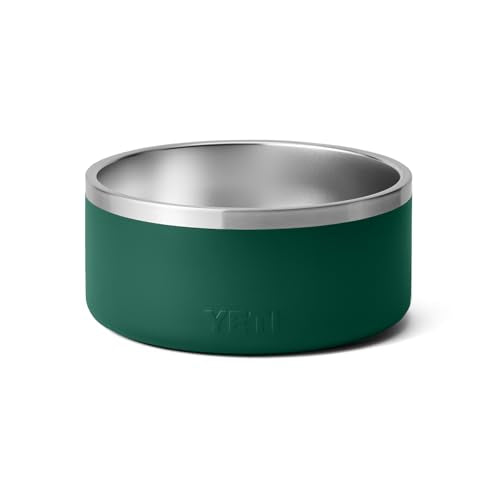 YETI Boomer 8, Stainless Steel, Non-Slip Dog Bowl, Holds 64 Ounces - color: Black Forest Green