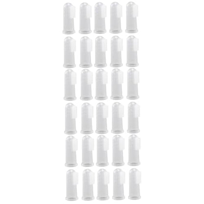 60pcs Silicone Finger Toothbrushes for Dogs Cats Gentle Oral Massagers for Teeth Cleaning Gum Care for Puppies and Kittens Food-Grade Safe