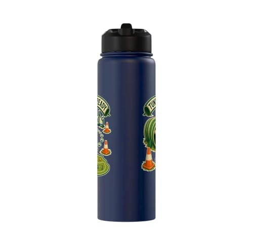 TUNNEL RUN READY Dog Agility Cones Stainless Steel Insulated Water Bottle - color: Navy Blue