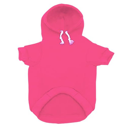 Security Dog Hoodies Clothes Apparel Winter Sweatshirt Warm Sweater Cotton Puppy Hoodie for Small Dog Medium Large Cat Magenta, M - color: Magenta, size: Medium (Chest girth: 15.4")