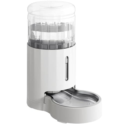 CZPET 4L Pet Water Dispenser Without Electricity Unplugged Automatic Water Bowl Dispenser Gravity Water Dispenser for Cats Water Self Feeder Dog Fountain Dogs Bowl Bottles for Kitten Puppy
