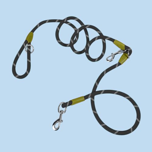 Hands Free Dog Leash Crossbody Dog Running Leash Handsfree Pet Rope for Hiking Training Heavy Duty Reflective Pet Walking Belt (Black) - color: Black