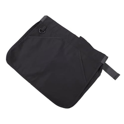 Fafeicy Waist Belt Apron Bag Canvas Tool Apron with Adjustable Strap 27 to 46 in 4 Front Pockets Large Back Pocket for Gardening Dog Trainer Hairstylist Outdoor Work