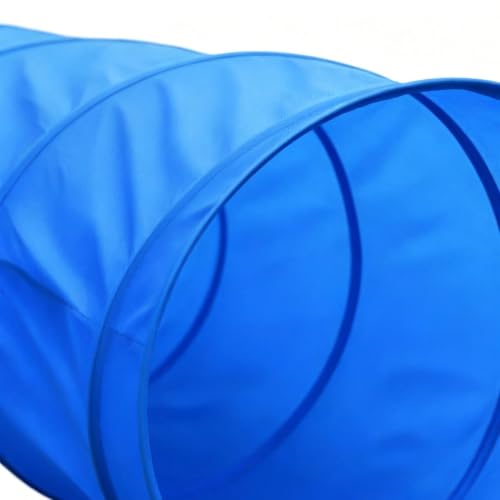 Agility Course for Dogs - Dog Agility Trainer Set with Tunnel, Interactive Training Equipment | Outdoor Exercise and Recreation Gear for Park Garden Beach Field - size: A