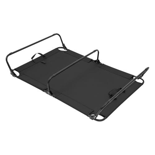 Folding Dog Cot, Outdoor Elevated Dog Bed with Breathable Mesh, 47.24 * 31.5 * 8.66in and 99.2lbs Capacity, for Home, Travel, Camping