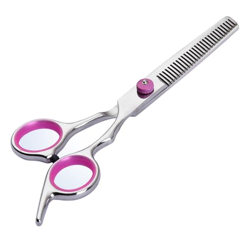 Dog Grooming Scissors,Pet Hair Scissors with Safety Round Tips Heavy Duty Titanium Stainless Steel Professional Dogs Cats Pets Grooming Shears (Teeth clipper) - style: Teeth clipper
