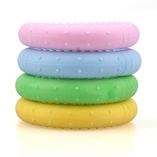 Dog Chewing Ring Toy, Bite Proof TPR Puppy Chew Toy, Creative Teething Ring for Dogs, Funny Interactive Pet Training Toy, 3.15 in Diameter