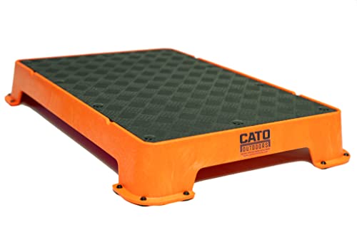 Cato Board - Dog Training Platform (Orange, Rubber Surface) - color: Orange