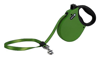 Alcott Adventure Retractable Leash, Medium, Green - color: Green, size: Medium