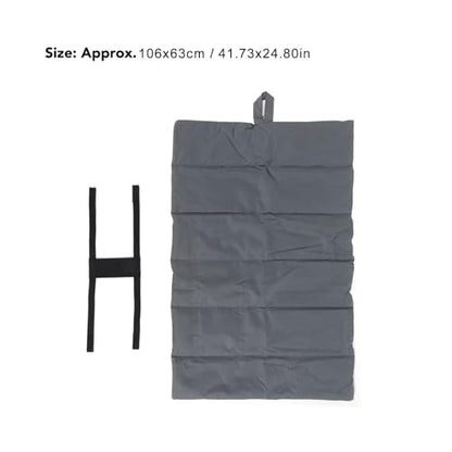 Portable Pet Mat, Foldable Roll-Up Pet Camping Bed, Easy to Clean and Store, Ideal for Outdoor Travel, Made of Sturdy 600D Oxford Cloth, Gray
