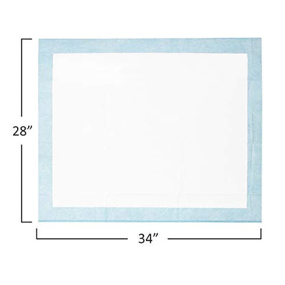 BV Puppy Pads XL 20 Count 34"x28" - Leak-Proof Pee Pads for Dogs with 6-Layer Design, Rapid Dry Sheet & Attractant - Dog Pad Extra Large with Odor Control - Perfect for Big Dogs & Indoor Use - size: XL / 20-Count (Standard)