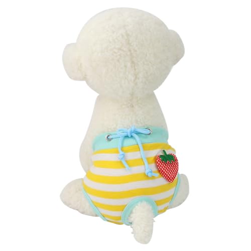 TOYANDONA Pet Safety Pants Washable Dog Sanitary Physiological Pants Comfortable Reusable Female Dog Diapers for Heat Period and Incontinence Protection