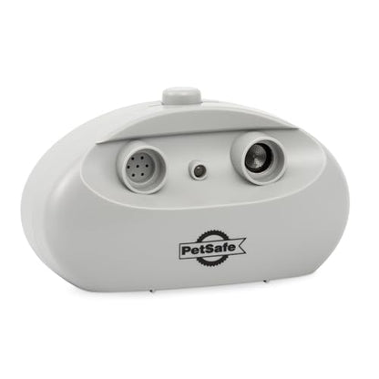 PetSafe Indoor Ultrasonic Dog Bark Control - No Collar Needed - Up to 25 ft Range - Anti-Bark Pet Training System - Automatic with Manual Trainer Button - size: 1 Count (Pack of 1)
