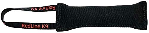 Redline K9 Bite Suit Tug Toy (3" x 10") 1 Handle (Black) - color: Black