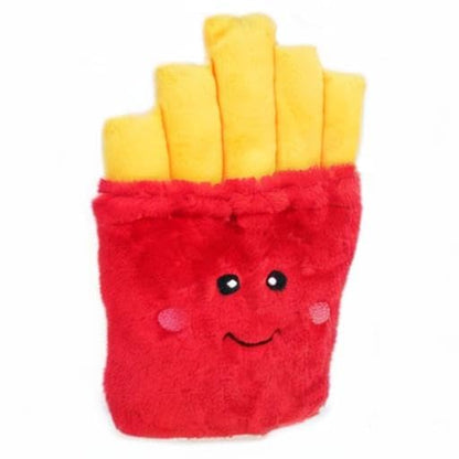 ZippyPaws NomNomz - Dog Squeaky Toys to Keep Them Busy, Funny Food Plush for Small & Medium Dogs, Cute Stuffed Puppy Toy, Pet Products, Gift for Dogs of All Breeds, Soft and Cuddly - Fries - color: Fries
