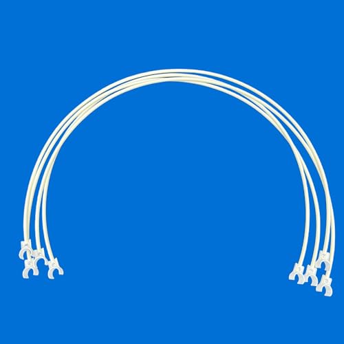 Weave Pole Guide Wires ONLY (Clip on) Set of 4 for Dog Agility. Read Description. Will ONLY fit Homemade Weave Poles Made from Factory Labeled 3/4" PVC Pipe