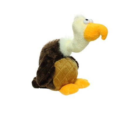 MIGHTY- Safari Vulture - Squeaker-Multiple Layers. Made Durable, Strong & Tough. Interactive Play Dog Toy (Tug, Toss & Fetch). Machine Washable & Floats | Ultra Durable Plush Toy with Multiple Layers & Reinforced Seams , Washable and Floats , Mighty® Cons