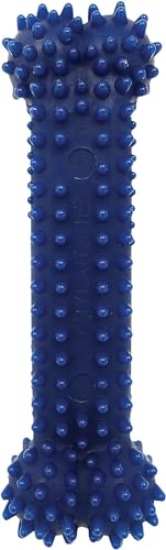 Nylabone Textured Dental Bone Flexi Chew Toy for Dogs, Dog Toys for Moderate Chewers, Chicken Flavor, Small - Up to 25 Ibs, 1 Count - size: Small