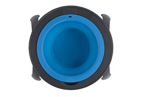 Dexas Pets Single Elevated Pet Feeder/Pet Bowl, 4 Cup Capacity, Pro Blue (PW1404322194) - color: Pro Blue, size: Large/4 Cup Capacity