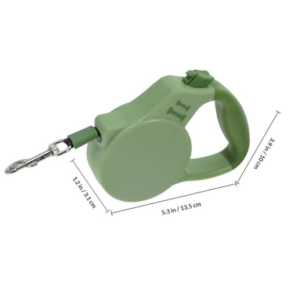 GLEAVI Retractable Dog Leash with Brake, Reflective Nylon Tape, 3-Meter Extendable Leash for Small to Medium Dogs, Outdoor Walking and Puppy