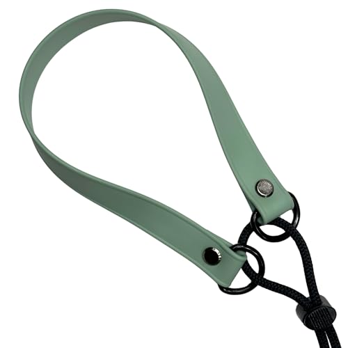 Waterproof E-Collar Replacement Strap Dog Collar for Invisible Fence/ecollar - Easy On Bungee (Sage Green, 3/4" Wide) - color: Sage Green, size: 3/4" Wide