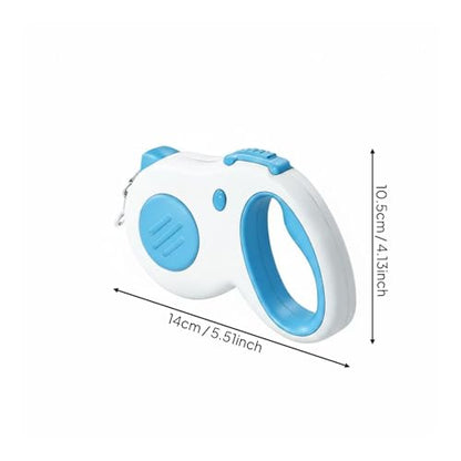 Retractable Dog Leash Heavy Duty Automatic Reflective Extendable Dog Leash for Outdoor, Training, Blue - color: Blue