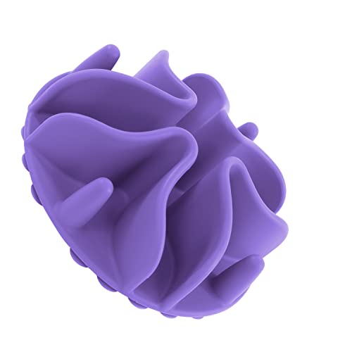 Jaoul Slow Feeder Dog Bowls Insert, Puzzle Slow Feeder Insert with 30 Octopus Suction Cups for Small Medium Large Size Dog Food Bowl (4.72 inch, Purple) - color: Purple, size: Medium(4.72 inch)