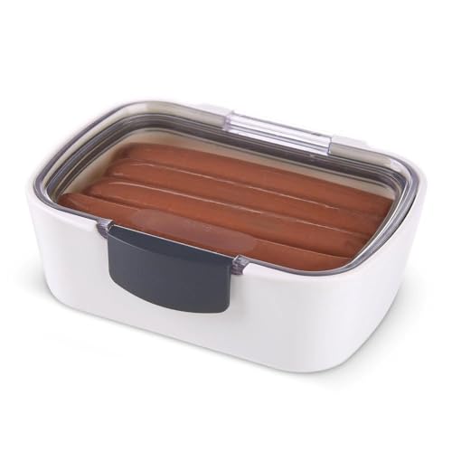 ProKeeper Mini Deli Storage Container, Airtight Silicone Seal for Fresh Keeping, Stores Deli Meats, Cheeses, and More, 5.75 Inches Long - color: Mini Deli Keeper