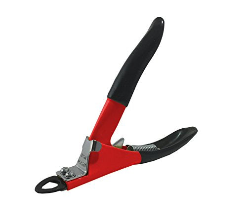Resco Cat Nail Clippers, Guillotine Cat Claw Trimmer with Comfort Grips, Deluxe Red - style: Deluxe