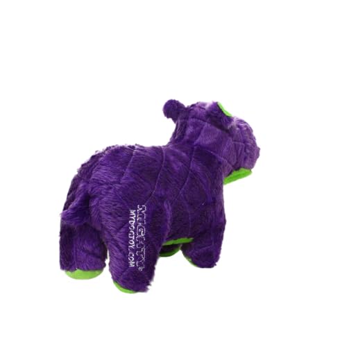 MIGHTY- Safari Hippo - Squeaker-Multiple Layers. Made Durable, Strong & Tough. Interactive Play Dog Toy (Tug, Toss & Fetch). Machine Washable & Floats | Ultra Durable Plush Toy with Multiple Layers & Reinforced Seams , Washable and Floats , Mighty® Constr