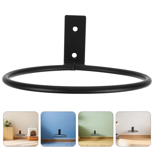 DOITOOL 2pcs Wall Mounted Pet Bowl Rack 8-inch Metal Foldable Raised Feeder Holder Space Saving Dog and Cat Feeding Station for Kennels and Crates