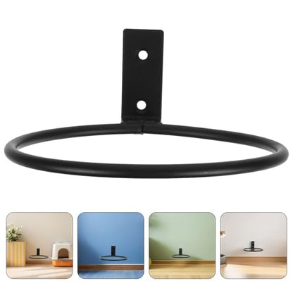 DOITOOL 2pcs Wall Mounted Pet Bowl Rack 8-inch Metal Foldable Raised Feeder Holder Space Saving Dog and Cat Feeding Station for Kennels and Crates