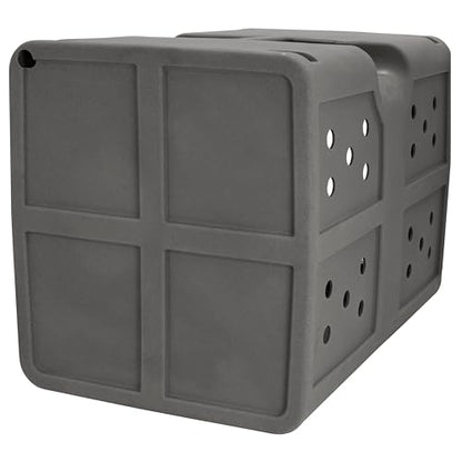 dakota283 Dakota 283 Large Kennel -Frame Door- Dark Granite - color: Dark Granite, size: Large
