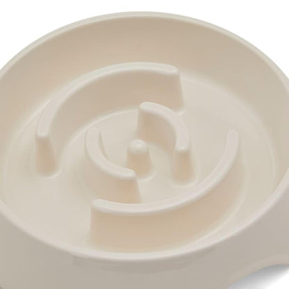 EveryYay by Petco Take it Slow White Slow Feeder Pet Bowl 5.25 Cups - size: Large