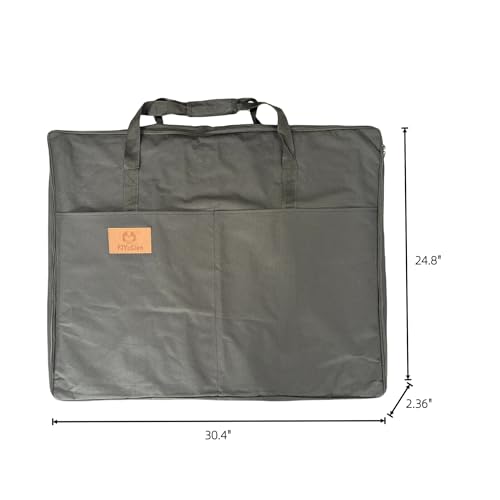 PJYuCien Storage Bag for 30"x24" Metal Foldable Dog Playpen | 600D Oxford Fabric, 270° Large Zipper, Travel Carry Case for Camping, Park & Home, Waterproof Moisture-Proof - size: 30"x24"