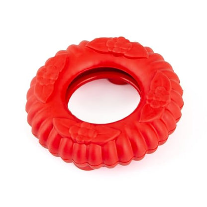 Jeffers Pet Natural Rubber Dog Chew Toy – Red Virgo, Large - Vanilla Scent, Durable, Non-Toxic, Dishwasher Safe, Interactive Fetch & Tug Toy - Perfect for Training Medium Chewers