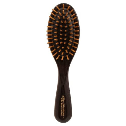 Chris Christensen Dog Brush, 20 mm Oval, Wood Pin Series, Groom Like a Professional, Real Wood Pins, 100% Static-Free, Redistribute Natural Oils into Coat, Reduces Painful Pulling, Small - size: Small