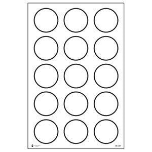Military Dot Circle Target - style: VB-6-RT