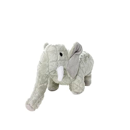 MIGHTY Tuffy Elephant Dog Toy | Ultra Durable Plush Toy with Multiple Layers & Reinforced Seams , Washable and Floats , Mighty® Construction - color: Grey Elephant