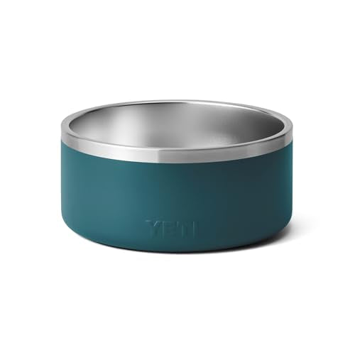 YETI Boomer 8, Stainless Steel, Non-Slip Dog Bowl, Holds 64 Ounces - color: Agave Teal