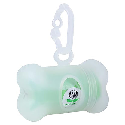 ECO-CLEAN 360 Count Dog Poop Bags with Dispenser, Leak-Proof, Unscented, 0.2 Ltr Capacity, Indoor/Outdoor Use - color: Colorful